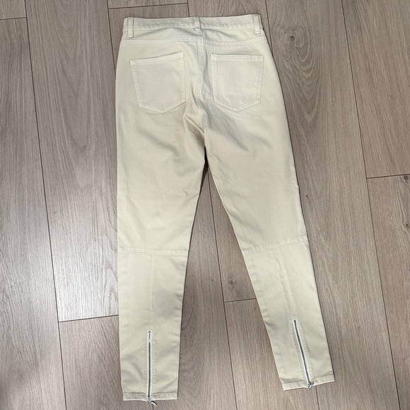 J.McLaughlin Beige/Cream Skinny Jeans Size 4 - Picture 6 of 6